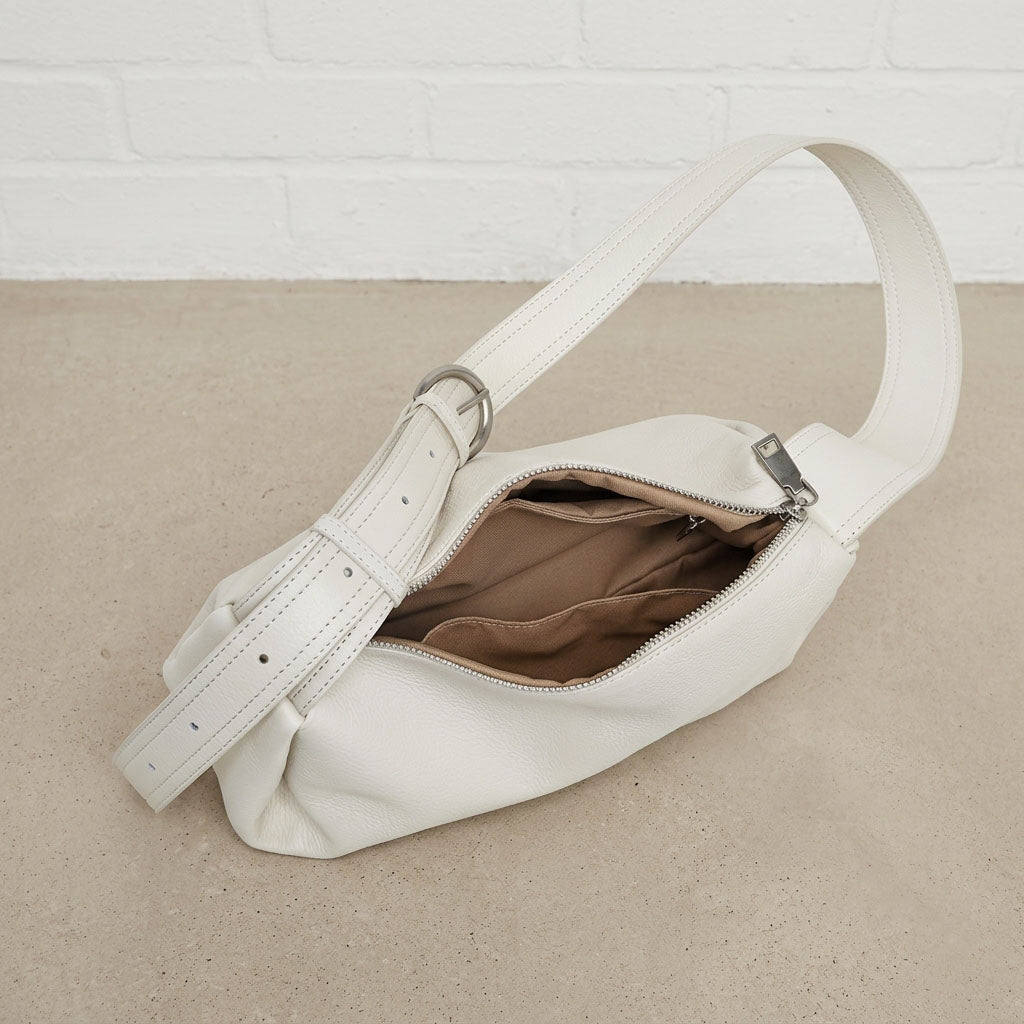 Essential Shoulder Bag – Top-Grain Leather Crossbody Handbag