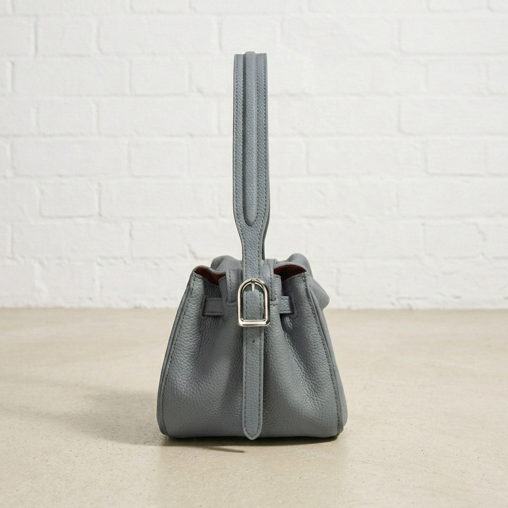 Mini Crescent Shoulder Bag – Soft Grain Leather Crossbody & Shoulder Bag