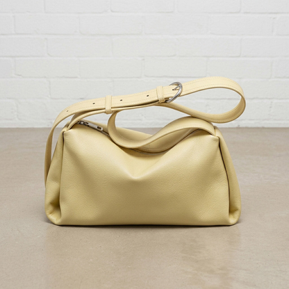 Soft Grain Leather Shoulder Bag
